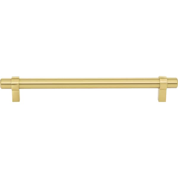 192 Mm Center-to-Center Brushed Gold Key Grande Cabinet Bar Pull